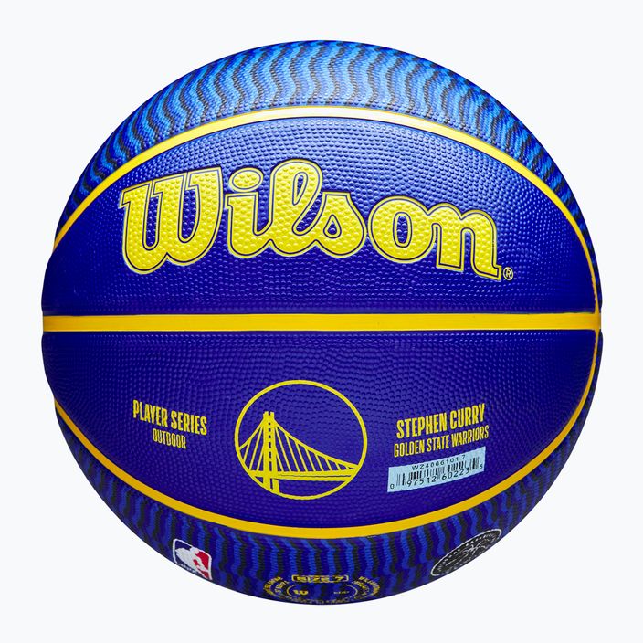 Wilson NBA Player Icon Outdoor Curry blu dimensioni 7 basket 6