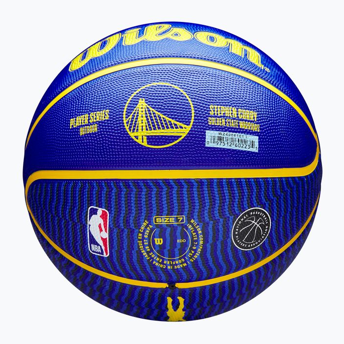 Wilson NBA Player Icon Outdoor Curry blu dimensioni 7 basket 7