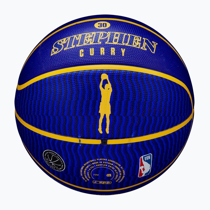 Wilson NBA Player Icon Outdoor Curry blu dimensioni 7 basket 8