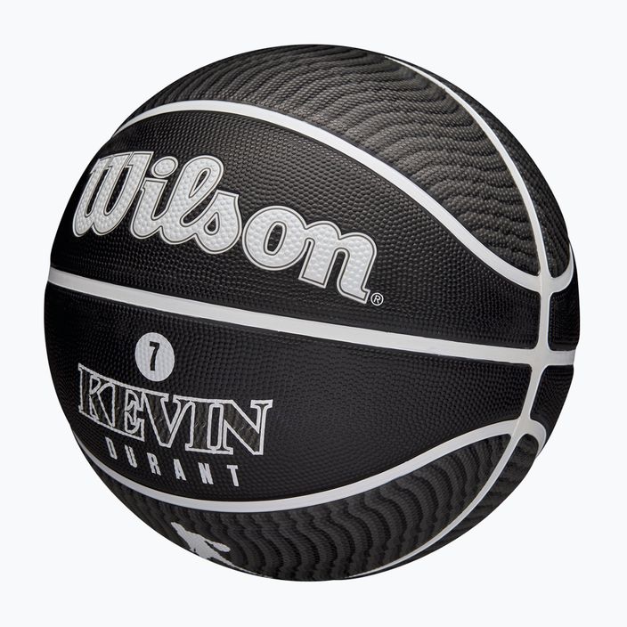 Wilson NBA Player Icon Outdoor basket Durant nero taglia 7 6