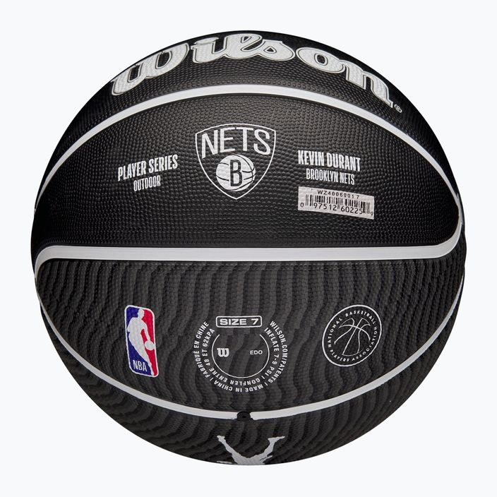 Wilson NBA Player Icon Outdoor basket Durant nero taglia 7 8