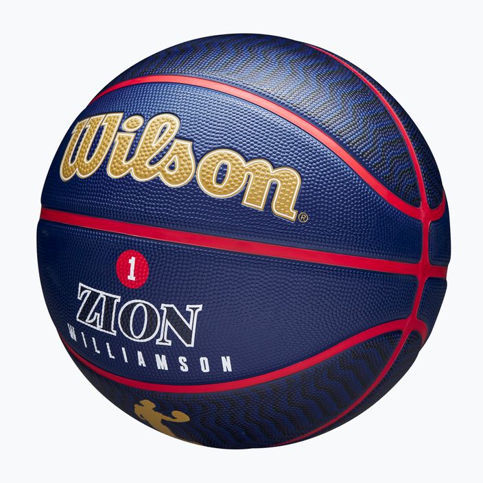 Wilson NBA Player Icon Outdoor Zion basket marina / blu dimensioni 7 3
