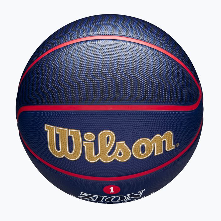 Wilson NBA Player Icon Outdoor Zion basket marina / blu dimensioni 7 5