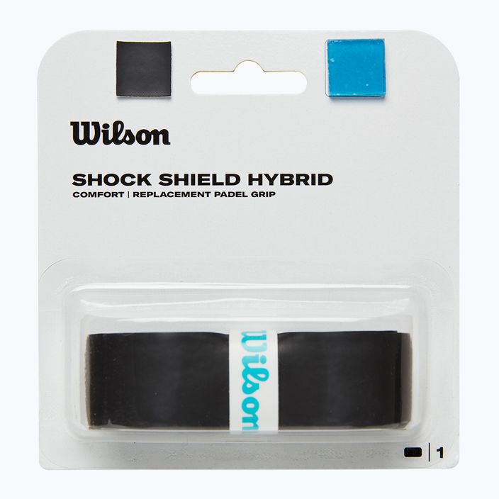 Wilson Shock Shield Hyb Padel, avvolgimento per racchette nero 2