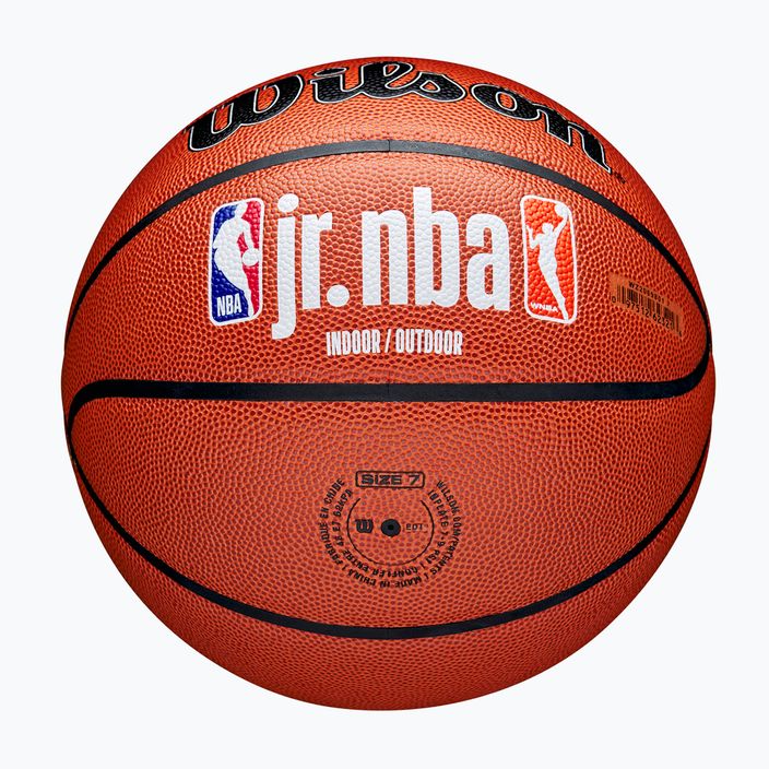 Wilson NBA JR Fam Logo basket Indoor outdoor marrone taglia 6 5