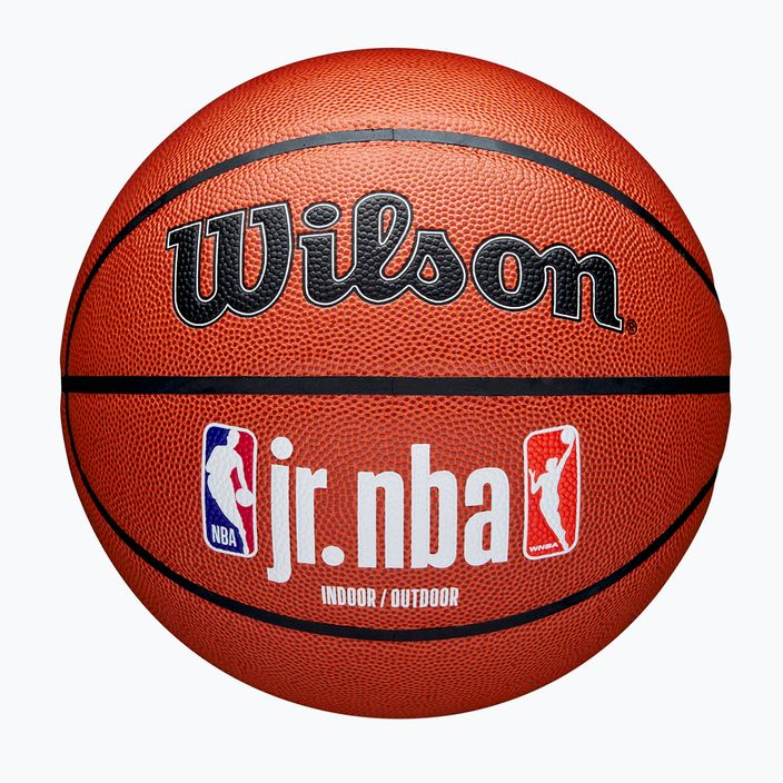 Pallacanestro da bambino Wilson NBA JR Fam Logo Indoor Outdoor marrone taglia 5