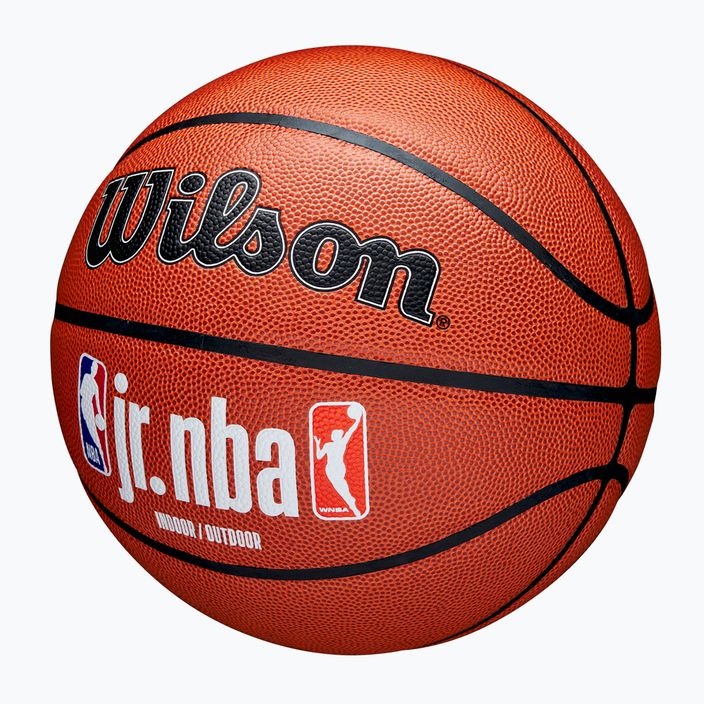 Pallacanestro da bambino Wilson NBA JR Fam Logo Indoor Outdoor marrone taglia 5 3