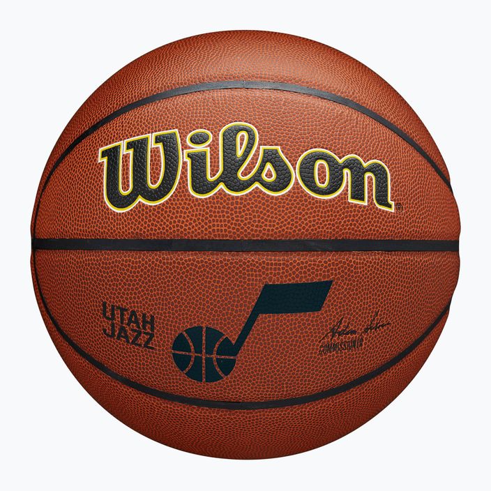 Wilson NBA Team Alliance Utah Jazz marrone dimensioni 7 basket 6