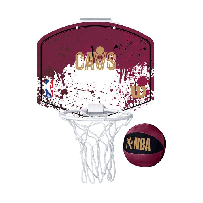 Set di palloni da basket Wilson NBA Team Mini Hoop Cleveland Cavaliers 2