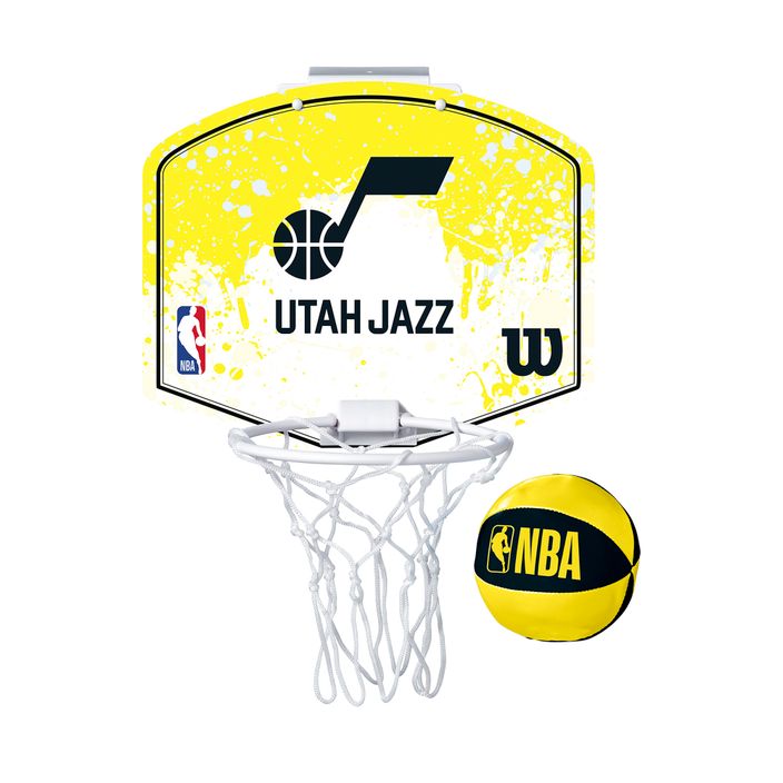 Set di palloni da basket Wilson NBA Team Mini Hoop Utah Jazz 2
