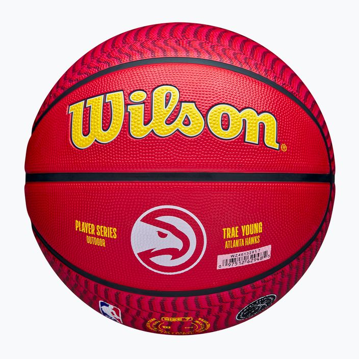 Wilson Giocatore NBA Basket Icona Outdoor Trae rosso dimensioni 7 6