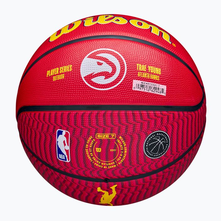 Wilson Giocatore NBA Basket Icona Outdoor Trae rosso dimensioni 7 8