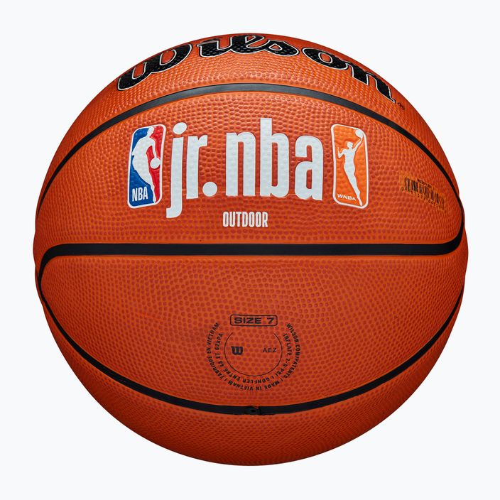 Wilson NBA JR Fam Logo Autentico Outdoor marrone basket taglia 6 5