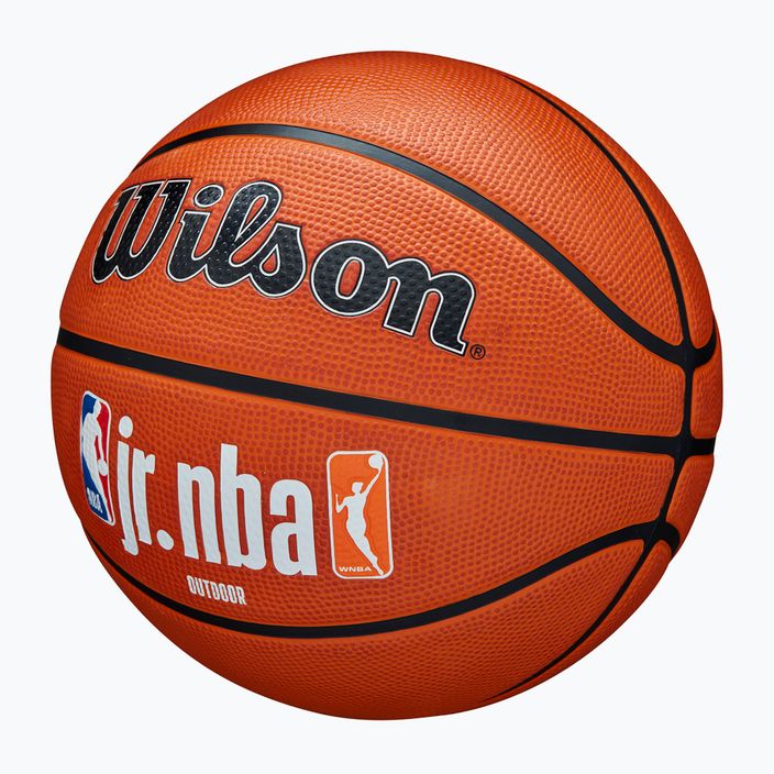 Wilson NBA JR Fam Logo Autentico Outdoor marrone basket dimensioni 7 3