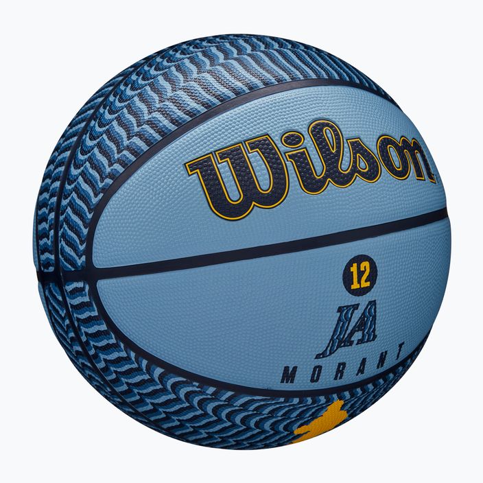 Wilson NBA Player Icon Outdoor basket Morant blu dimensioni 7 2