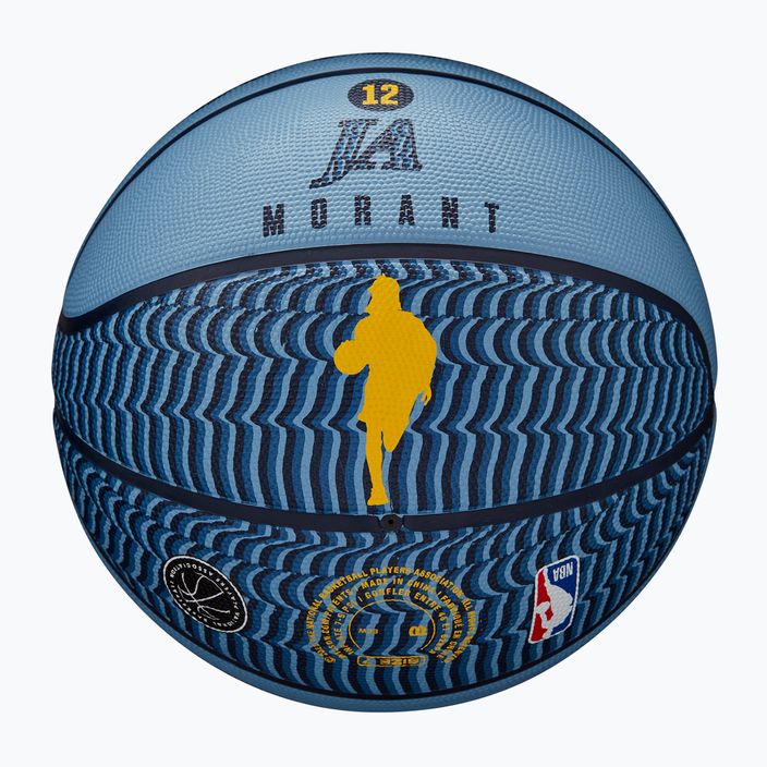 Wilson NBA Player Icon Outdoor basket Morant blu dimensioni 7 6