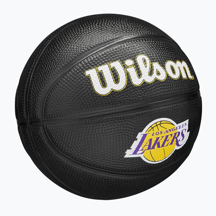 Pallacanestro da bambino Wilson NBA Team Tribute Mini Los Angeles Lakers nero taglia 3 2
