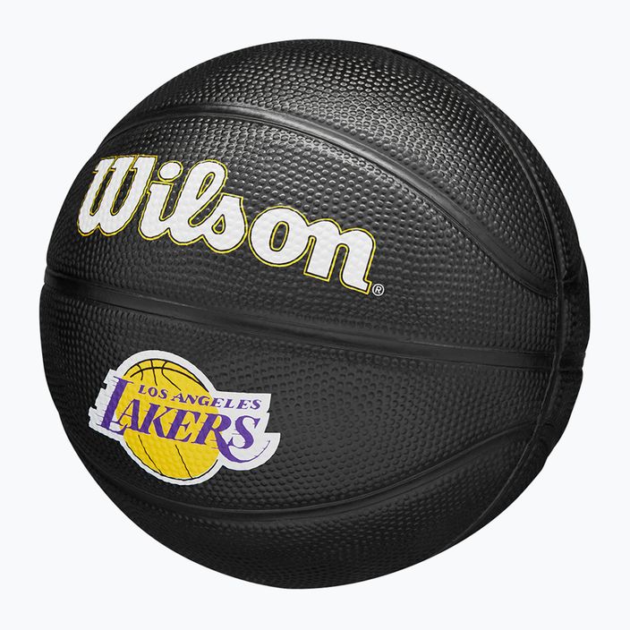 Pallacanestro da bambino Wilson NBA Team Tribute Mini Los Angeles Lakers nero taglia 3 3