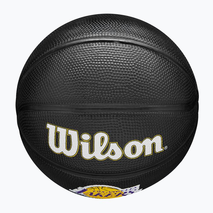 Pallacanestro da bambino Wilson NBA Team Tribute Mini Los Angeles Lakers nero taglia 3 5