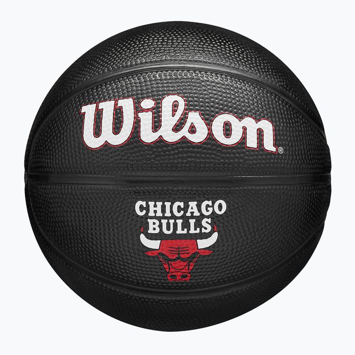 Pallacanestro da bambino Wilson NBA Team Tribute Mini Chicago Bulls nero taglia 3