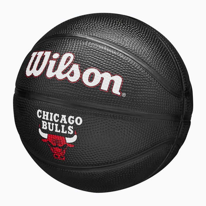 Pallacanestro da bambino Wilson NBA Team Tribute Mini Chicago Bulls nero taglia 3 3