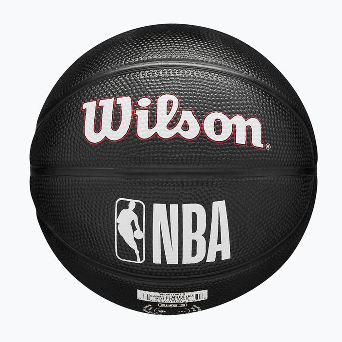 Pallacanestro da bambino Wilson NBA Team Tribute Mini Chicago Bulls nero taglia 3 6