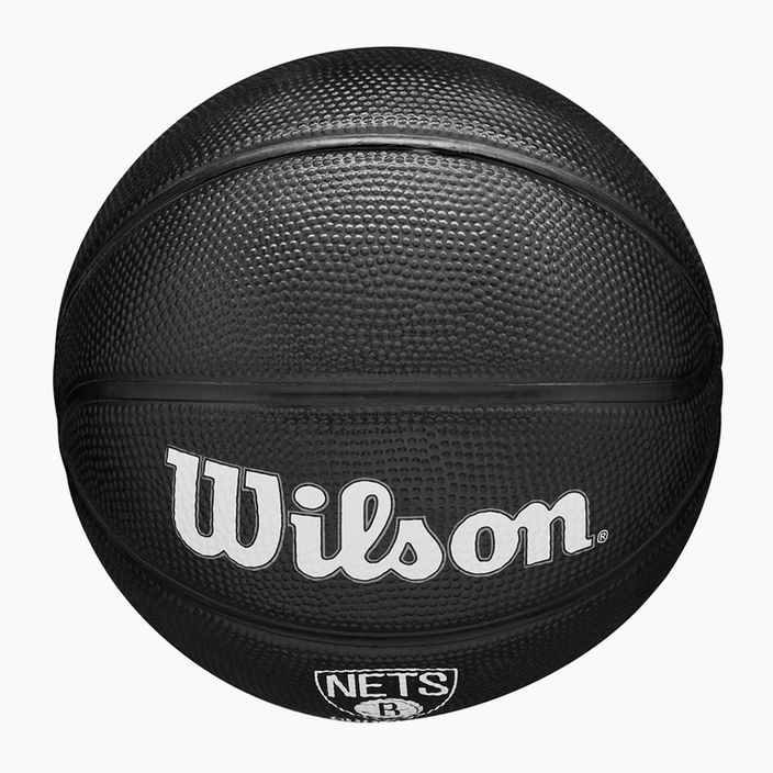 Pallacanestro per bambini Wilson NBA Team Tribute Mini Brooklyn Nets nero taglia 3 5