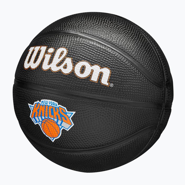 Pallacanestro per bambini Wilson NBA Team Tribute Mini New York Knicks nero taglia 3 3