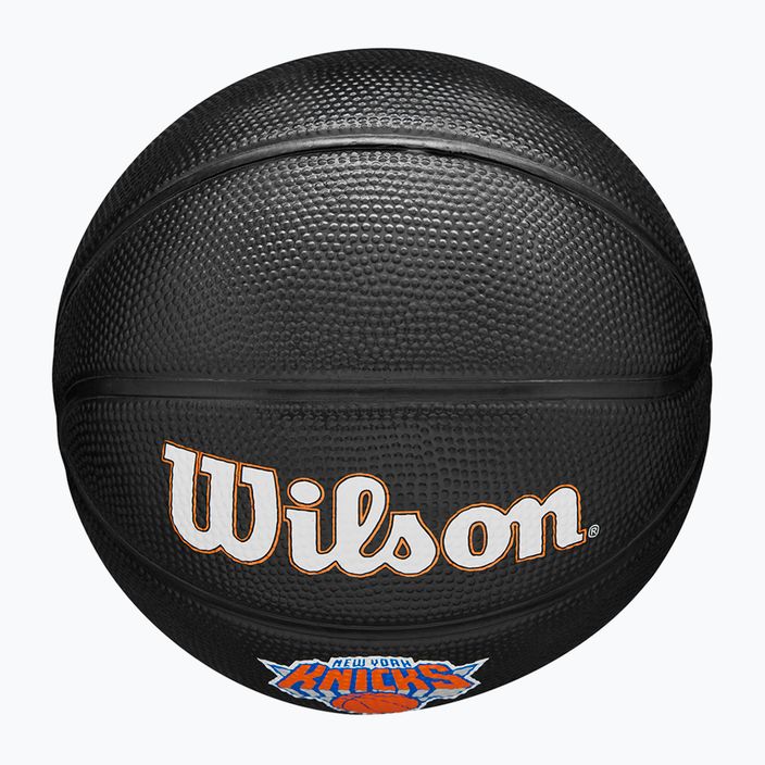 Pallacanestro per bambini Wilson NBA Team Tribute Mini New York Knicks nero taglia 3 5