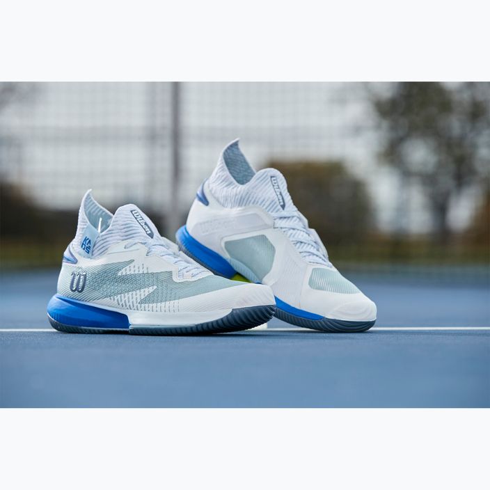 Scarpe da tennis da uomo Wilson Kaos Rapide STF Clay bianco/blu sterling/blu Cina 7