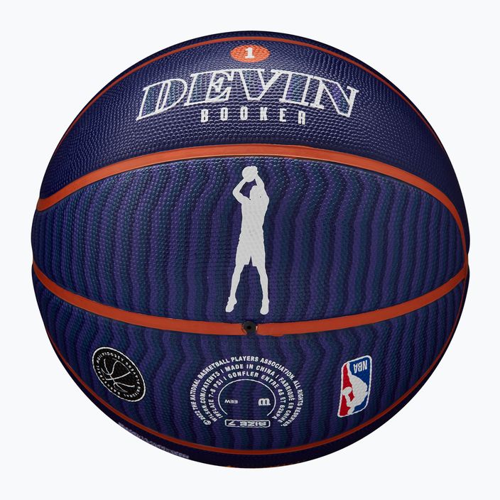 Wilson NBA Player Icon Outdoor basket Booker navy 7 7