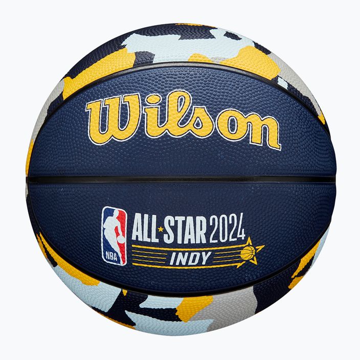 Pallacanestro Wilson 2024 NBA All Star Mini per bambini + scatola marrone misura 3