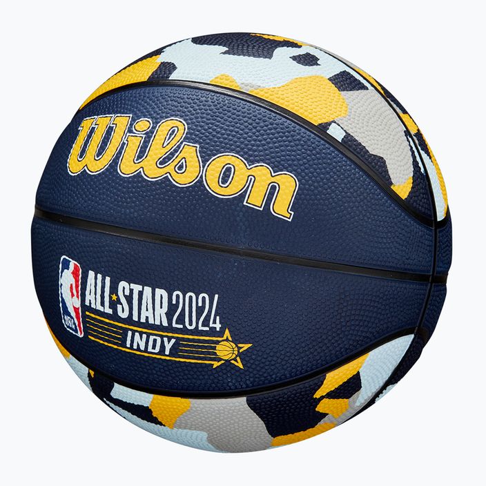 Pallacanestro Wilson 2024 NBA All Star Mini per bambini + scatola marrone misura 3 3