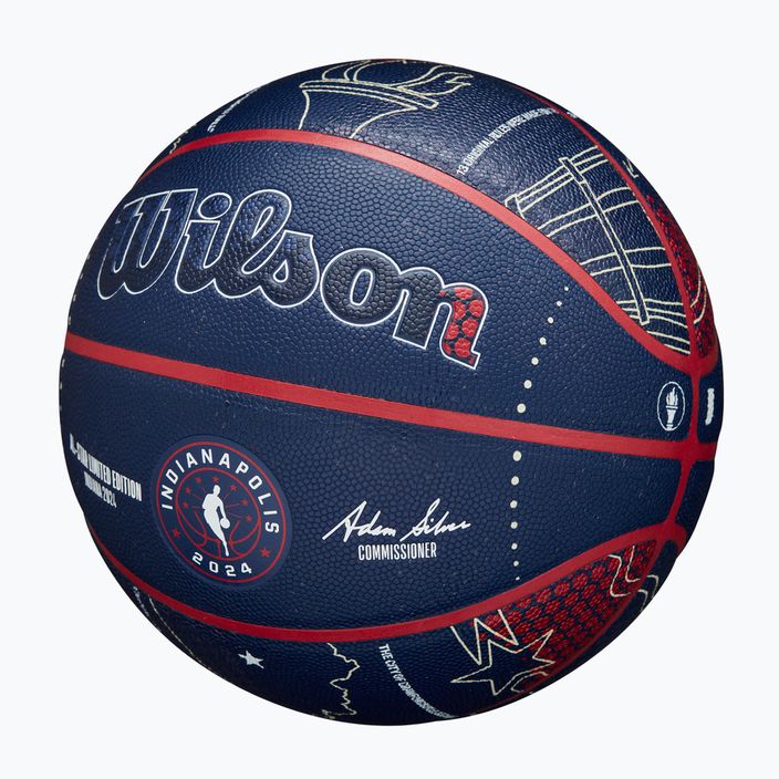 Wilson 2024 NBA All Star basket collezionista + scatola marrone dimensioni 7 3