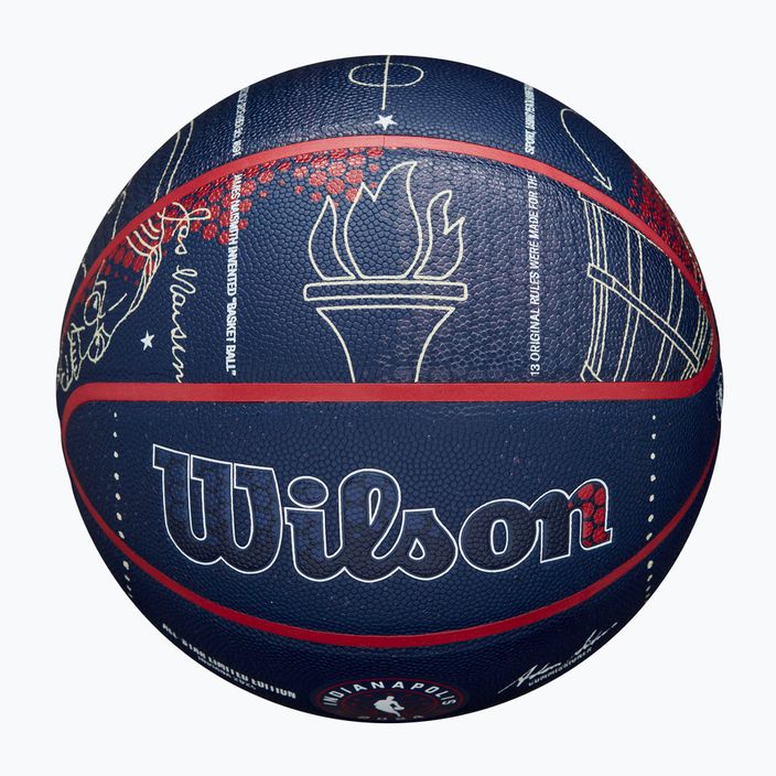 Wilson 2024 NBA All Star basket collezionista + scatola marrone dimensioni 7 4