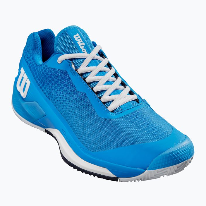 Wilson Rush Pro 4.0 Clay scarpe da tennis uomo blu/bianco/navy blazer 8