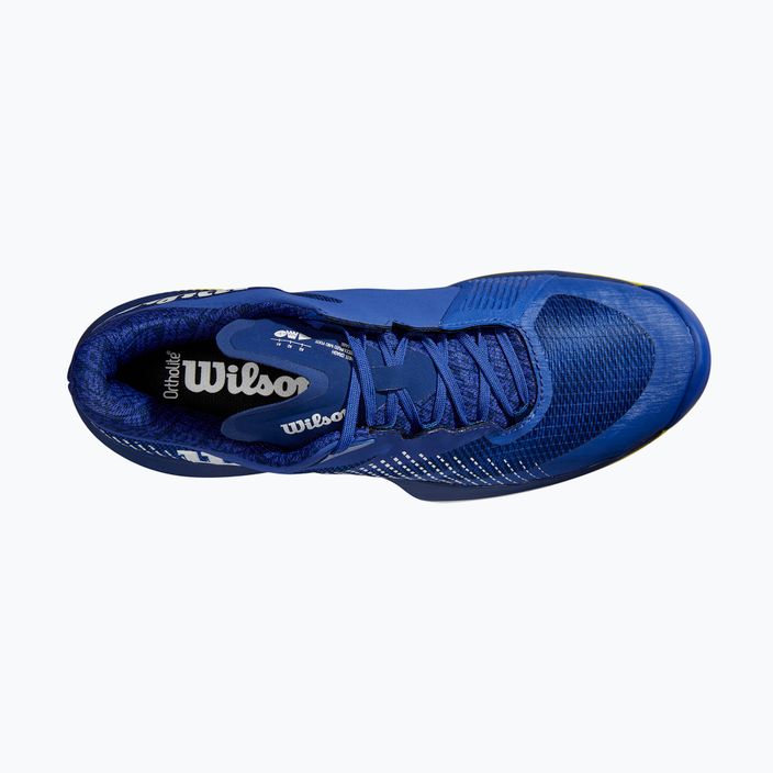 Scarpe da tennis da uomo Wilson Kaos Swift 1.5 Clay bluing/sulphur spring/blue print 11