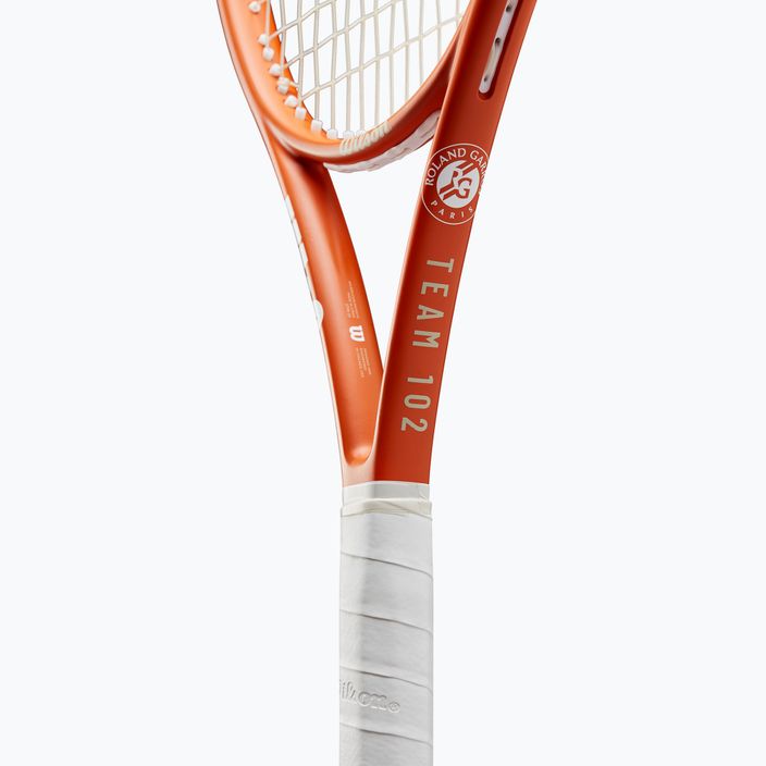 Racchetta da tennis Wilson Roland Garros Team 102 arancio/bianco 6