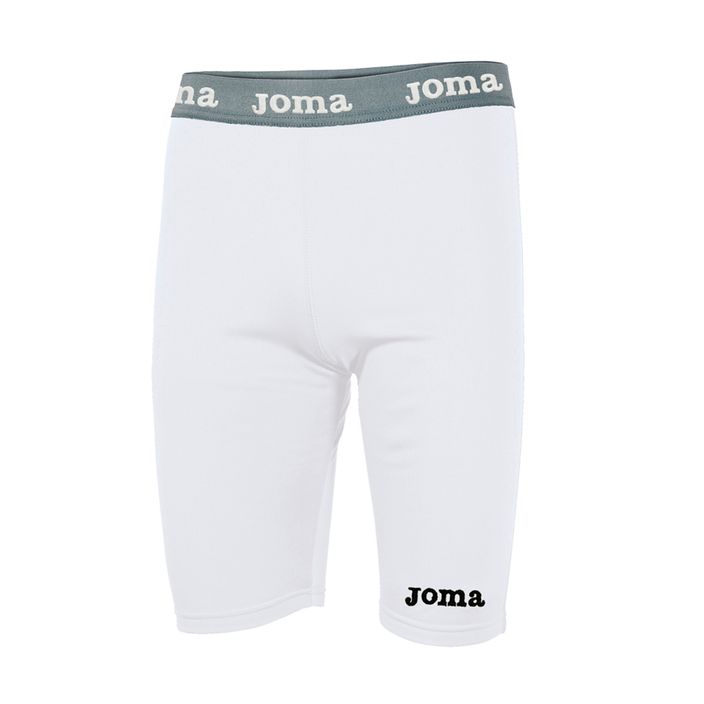 Pantaloncini termici da uomo Joma Warm Fleece blanco 2