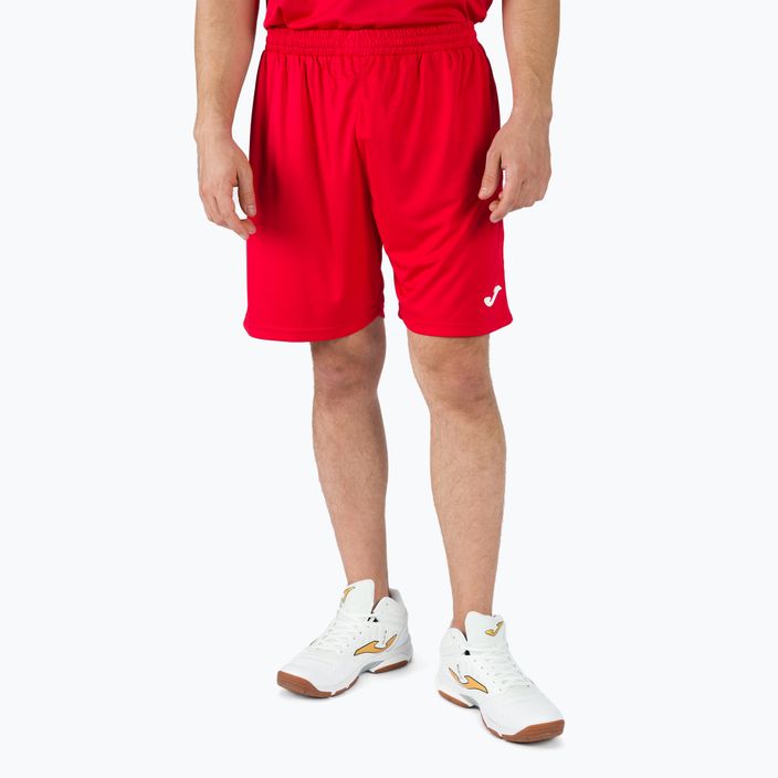 Pantaloncini da calcio Joma Nobel rossi da uomo