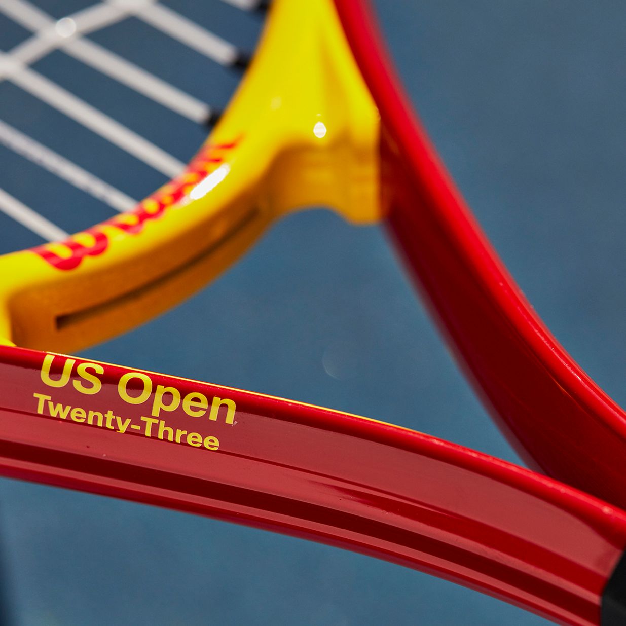 Racchetta da tennis Wilson Us Open 23 per bambini rosso WR082510U 9