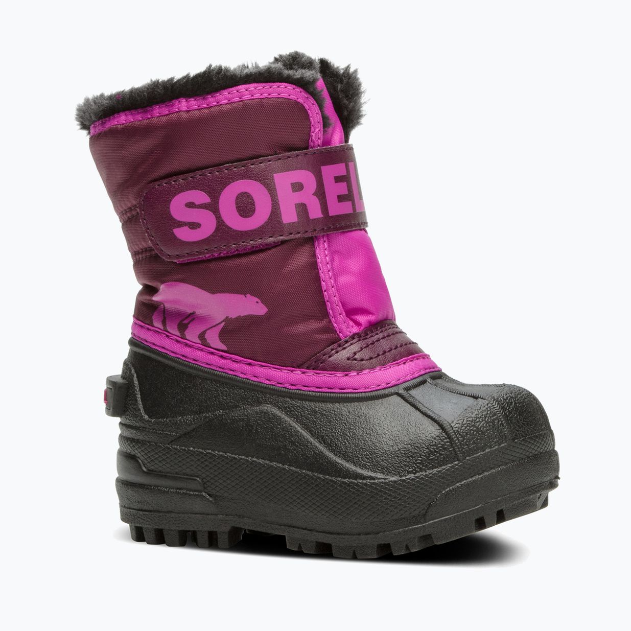 Sorel Snow Commander, stivali da neve per bambini, viola dalia/rosa 7