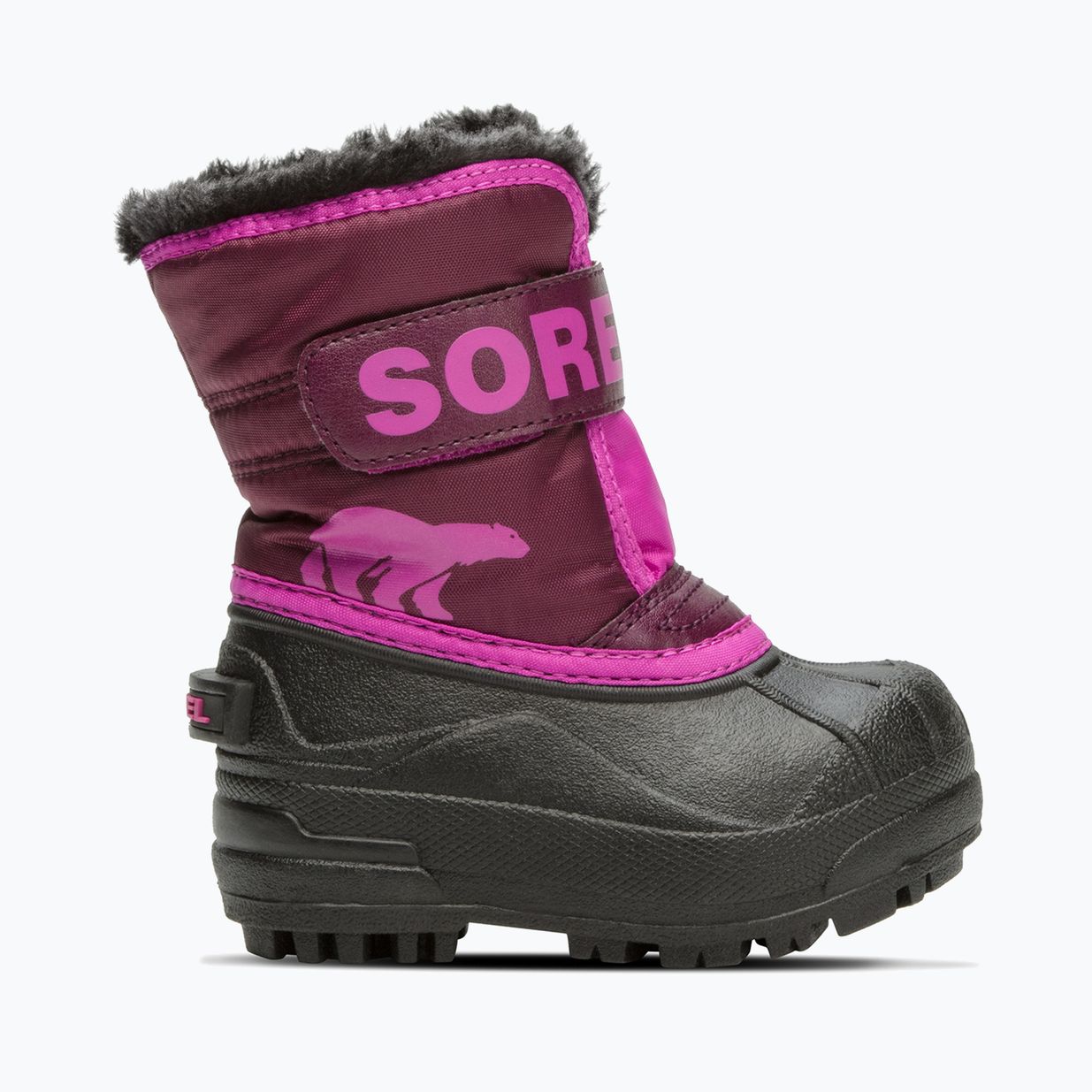 Sorel Snow Commander, stivali da neve per bambini, viola dalia/rosa 8