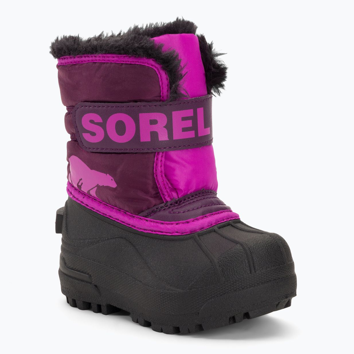 Sorel Snow Commander, stivali da neve per bambini, viola dalia/rosa