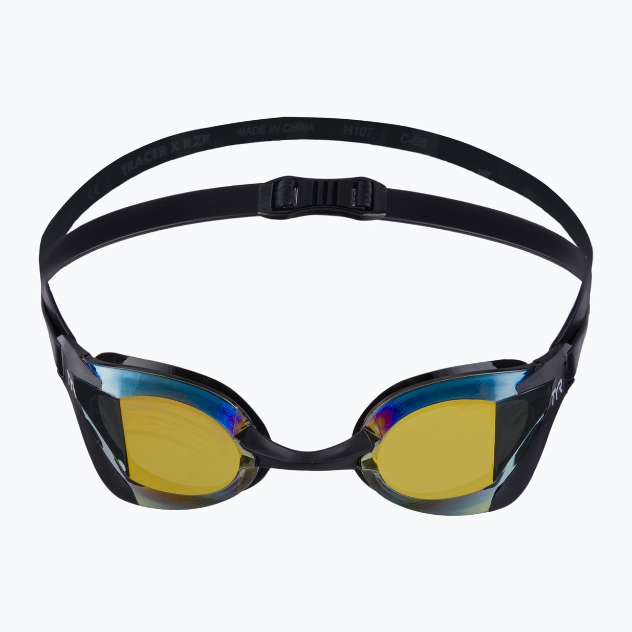 Occhiali da nuoto TYR Tracer-X RZR Mirrored Racing oro/nero 2