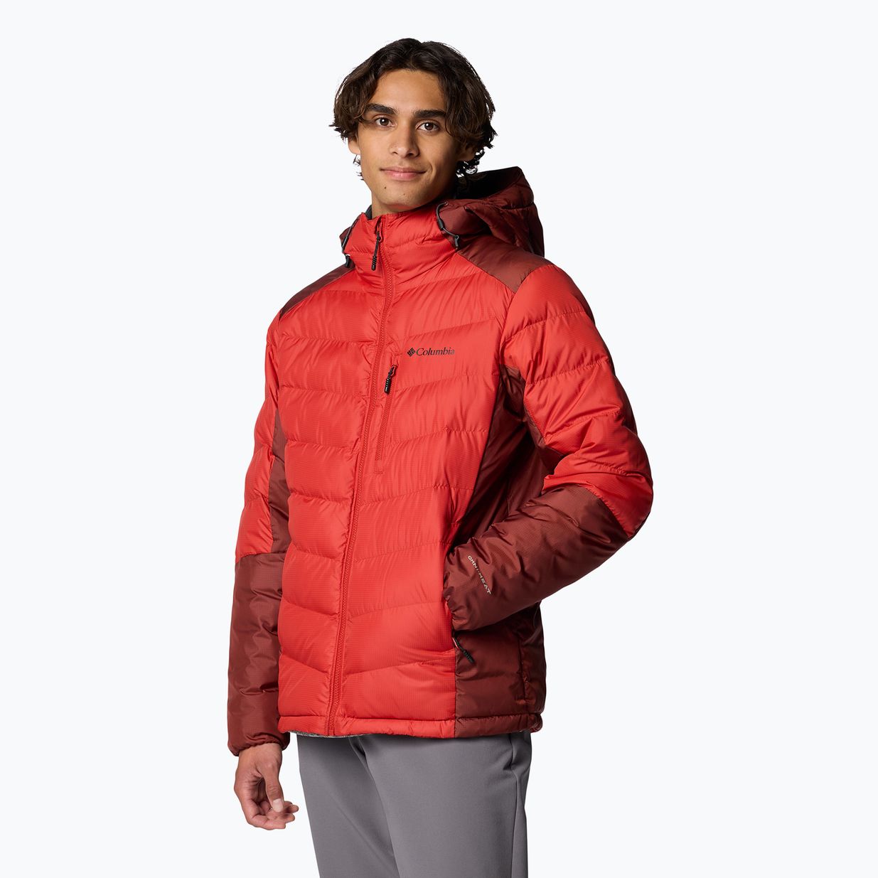 Piumino Columbia Labyrinth Loop II Hooded sail red/ spice da uomo 4