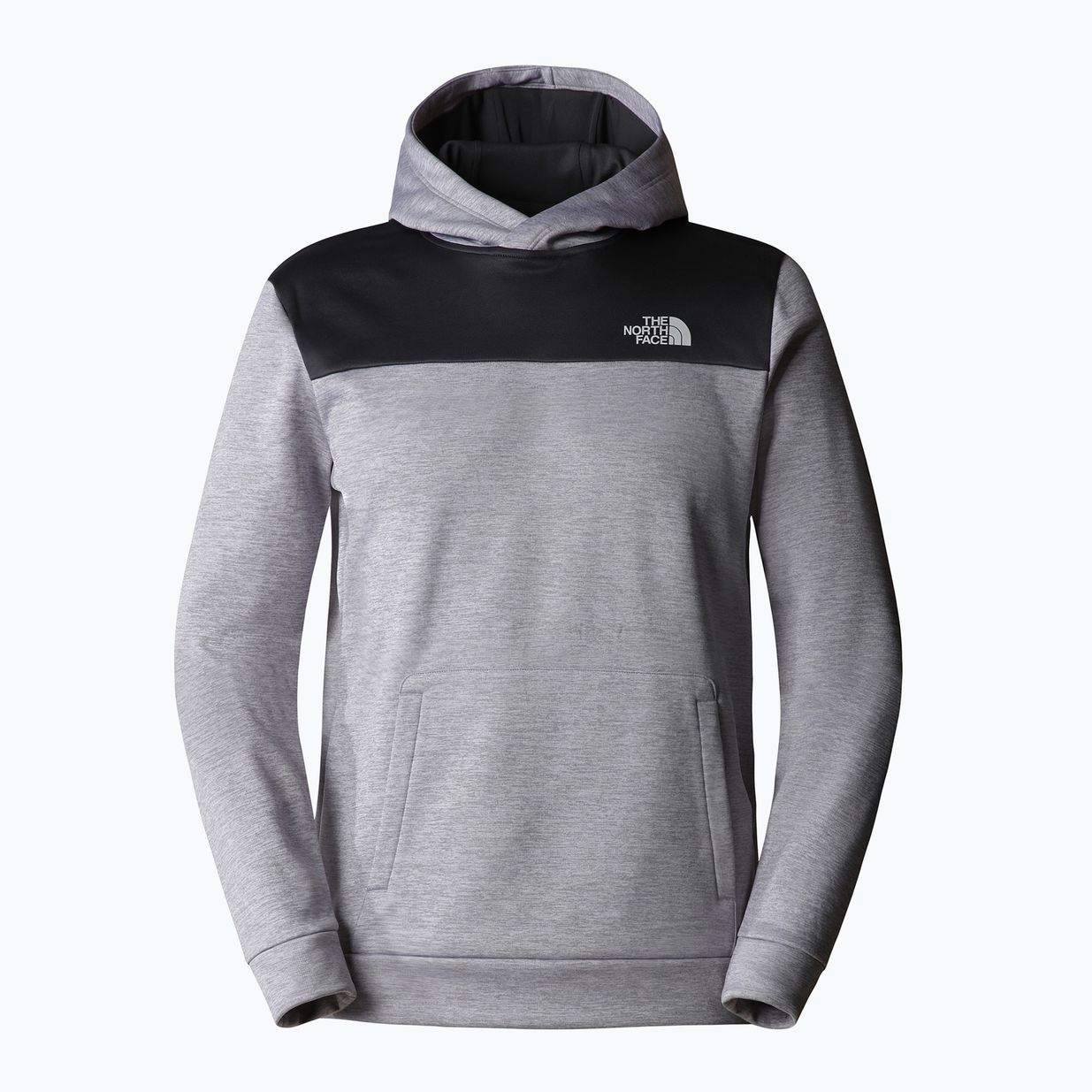 Felpa con cappuccio The North Face Reaxion Fleece P/O Uomo tnf light grey heather/grigio asfalto 4