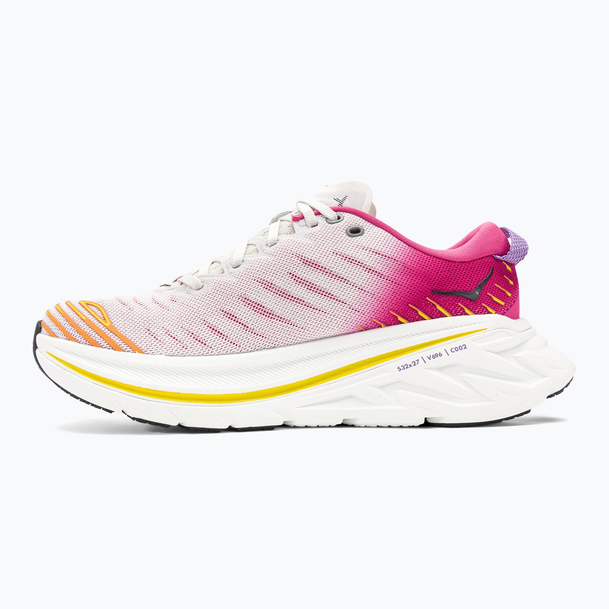 Scarpe da corsa da donna HOKA Bondi X blanc de blanc/rosa yarrow 10