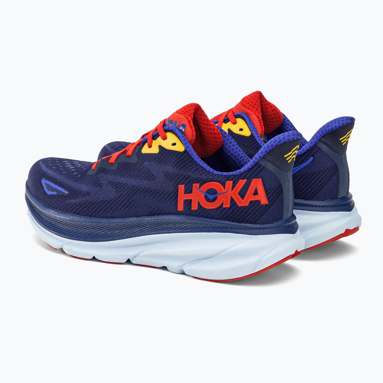 HOKA scarpe da corsa da uomo Clifton 9 bellwether blu/blu abbagliante 4