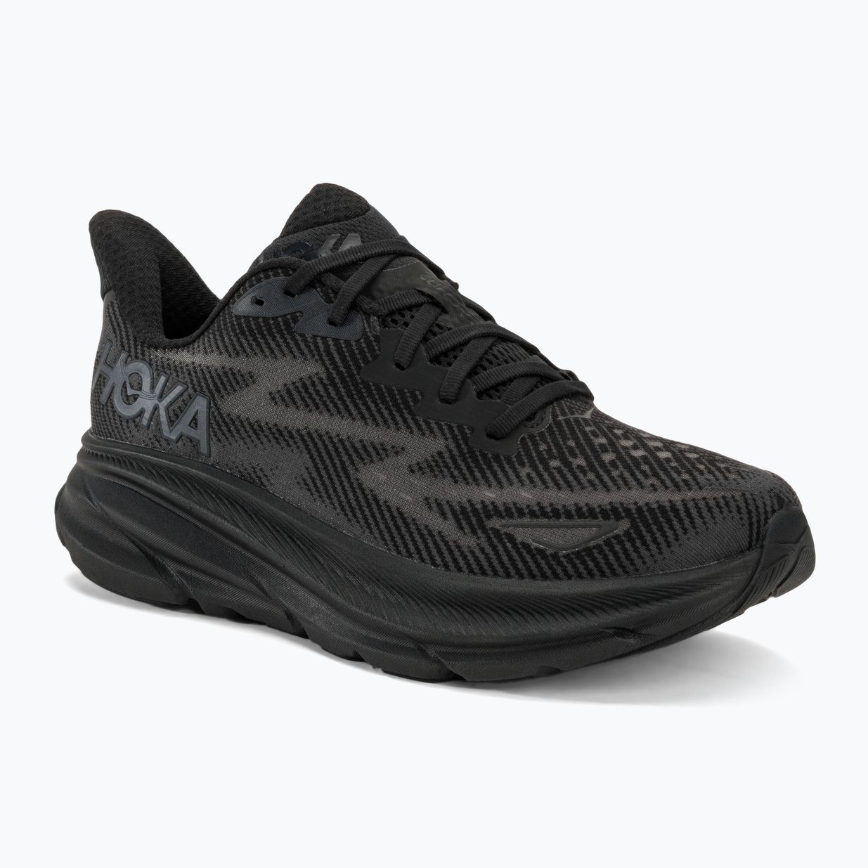 Scarpe da corsa da uomo HOKA Clifton 9 nero/nero